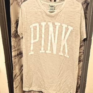 Women's VS PINK size XS (S/M) mint green logo shirt